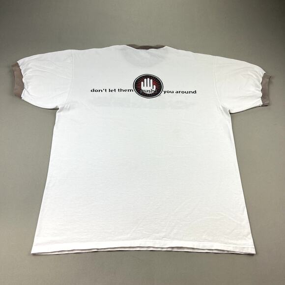 Vintage Disney Movie T-Shirt Adult XL White Animation Pixar Push You Around 90s - Picture 5 of 14